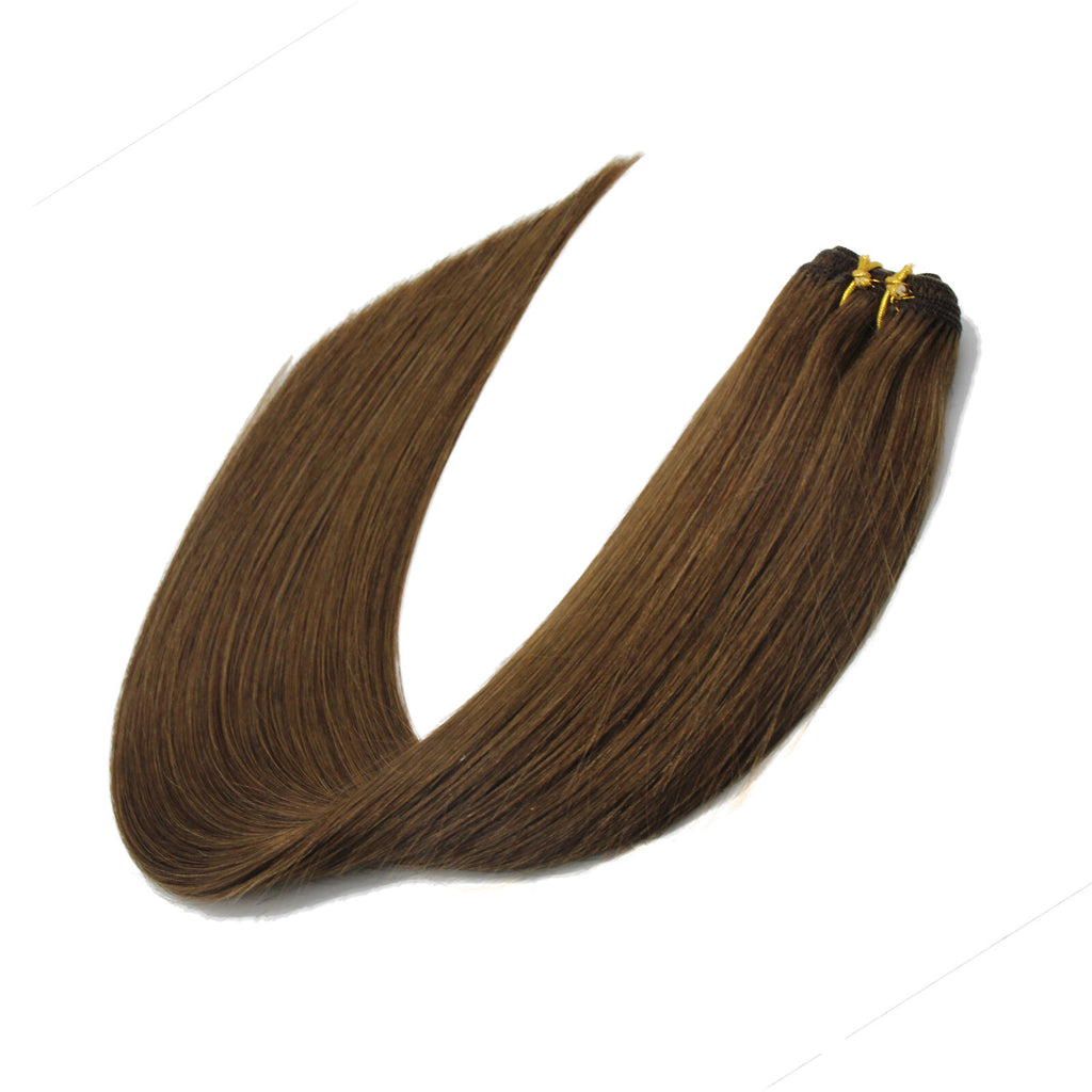 Machine Weft Double Weft Sew-In Weave Thick Bundle Remy Russian Hair 16In-28Inch