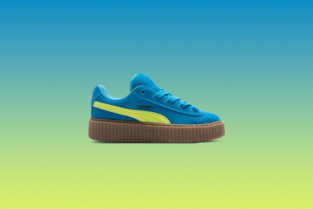 X Fenty Creeper Phatty Juniors' - Speed Blue/Lime Pow/Gum