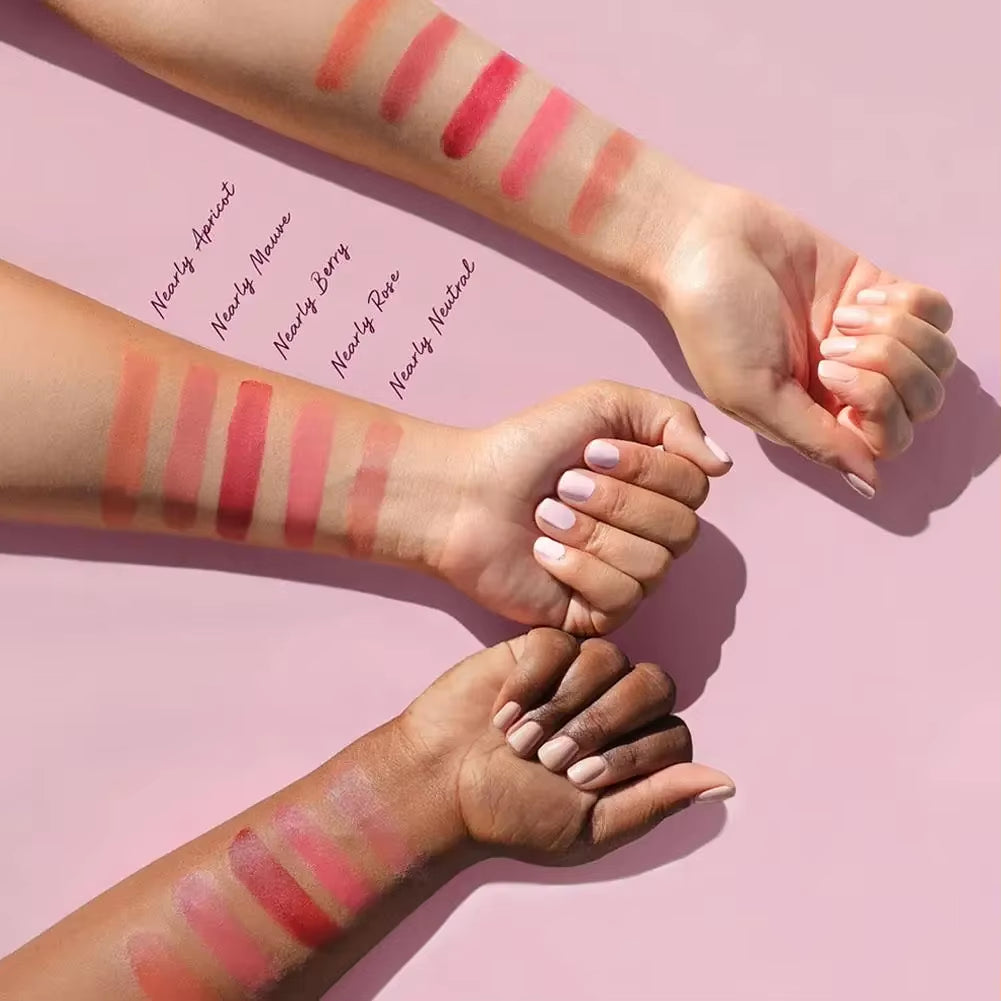 Melting Cream Blush Makeup Matte Pearlescent Texture Glitter Blush Highlighter Bright Nourish Moisturize Lip Gloss