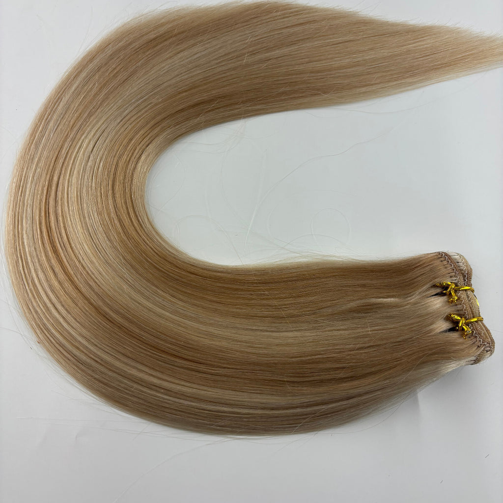 Machine Weft Double Weft Sew-In Weave Thick Bundle Remy Russian Hair 16In-28Inch