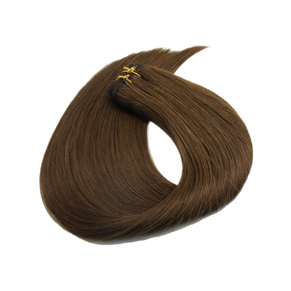 Machine Weft Double Weft Sew-In Weave Thick Bundle Remy Russian Hair 16In-28Inch