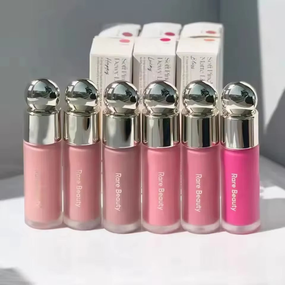Melting Cream Blush Makeup Matte Pearlescent Texture Glitter Blush Highlighter Bright Nourish Moisturize Lip Gloss
