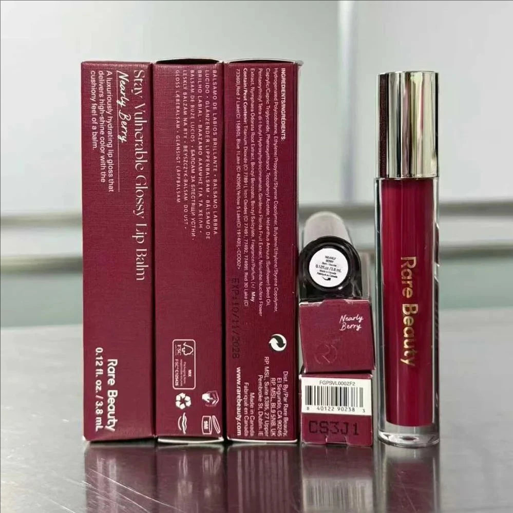Rare Beauty Fashion Portable Lip Gloss Long Lasting Color Brightens Moisturizes Lips Reduce Lip Line Create Full Glossy Lip Look