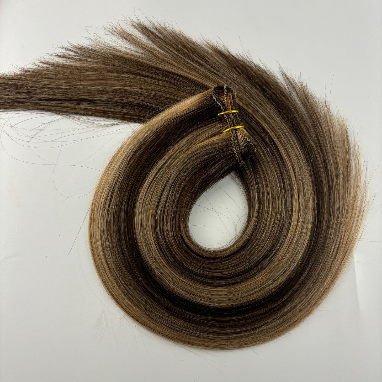 Machine Weft Double Weft Sew-In Weave Thick Bundle Remy Russian Hair 16In-28Inch