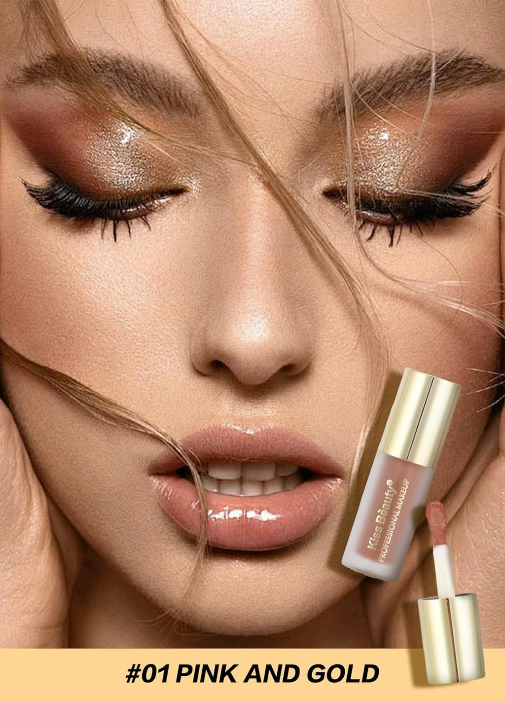 Liquid Highlighter & Blush Stick - Rare Beauty Makeup Highlighter for Natural Three-Dimensional Face Contouring，Sparkling Coffee Color