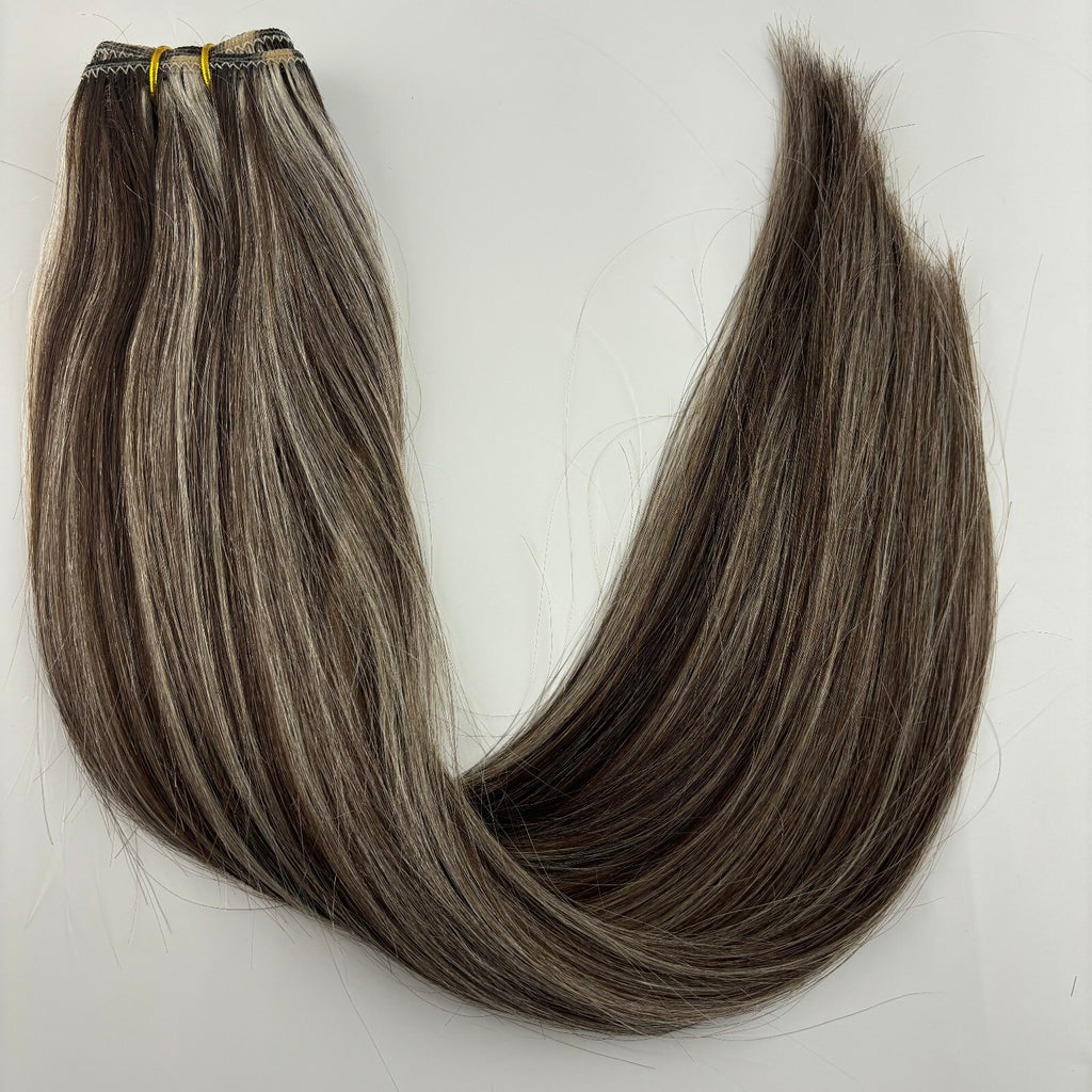 Machine Weft Double Weft Sew-In Weave Thick Bundle Remy Russian Hair 16In-28Inch