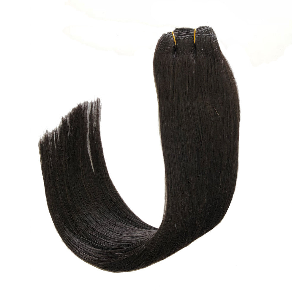 Machine Weft Double Weft Sew-In Weave Thick Bundle Remy Russian Hair 16In-28Inch
