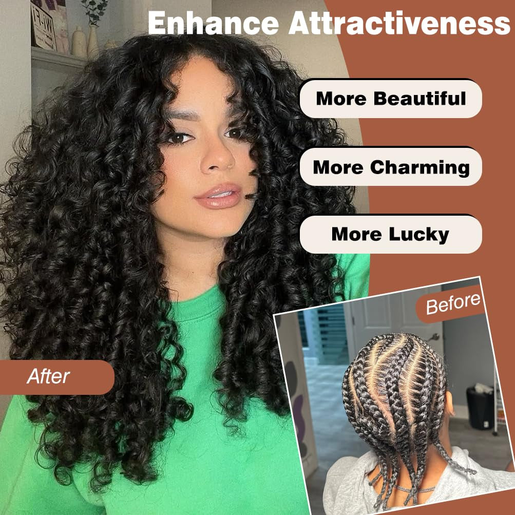 Feather Crochet Human Hair for Black Women Pixie Curly 16 Inch 60G/Pack Miracle Knots Hair 16A Brazilian Raw Human Curly Hair Crochet Pre-Separated Invisible Virgin Human Crochet Hair Natural Color