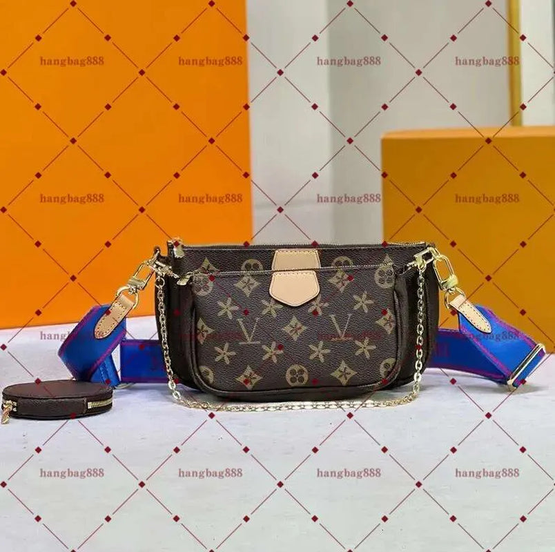 Designer Handbag Shoulder Chain Bag Clutch Flap Totes Women Leather Bags Wallet Check Velour Thread Purse Double Letters Solid Hasp Waist Square Stripes Top Quality