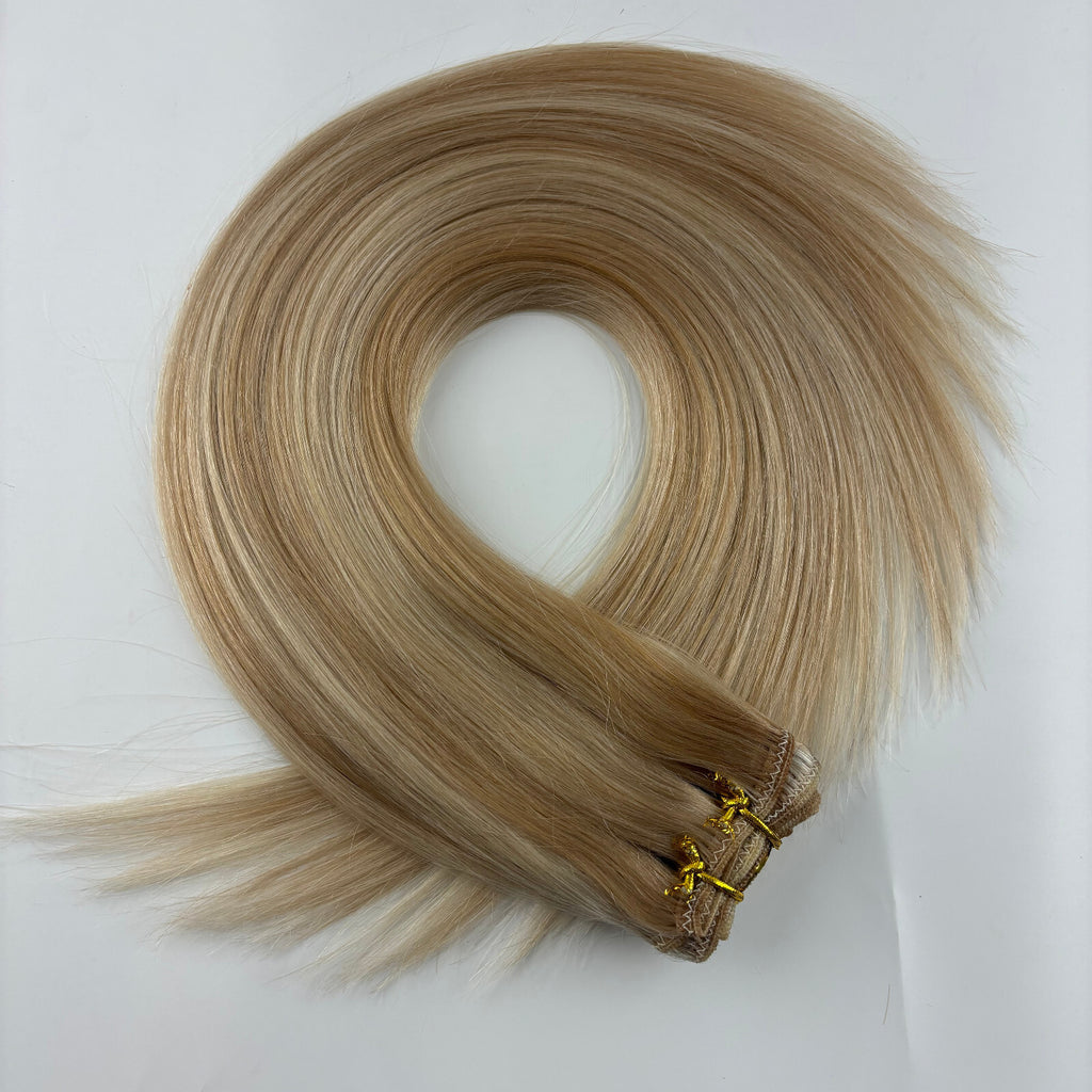 Machine Weft Double Weft Sew-In Weave Thick Bundle Remy Russian Hair 16In-28Inch