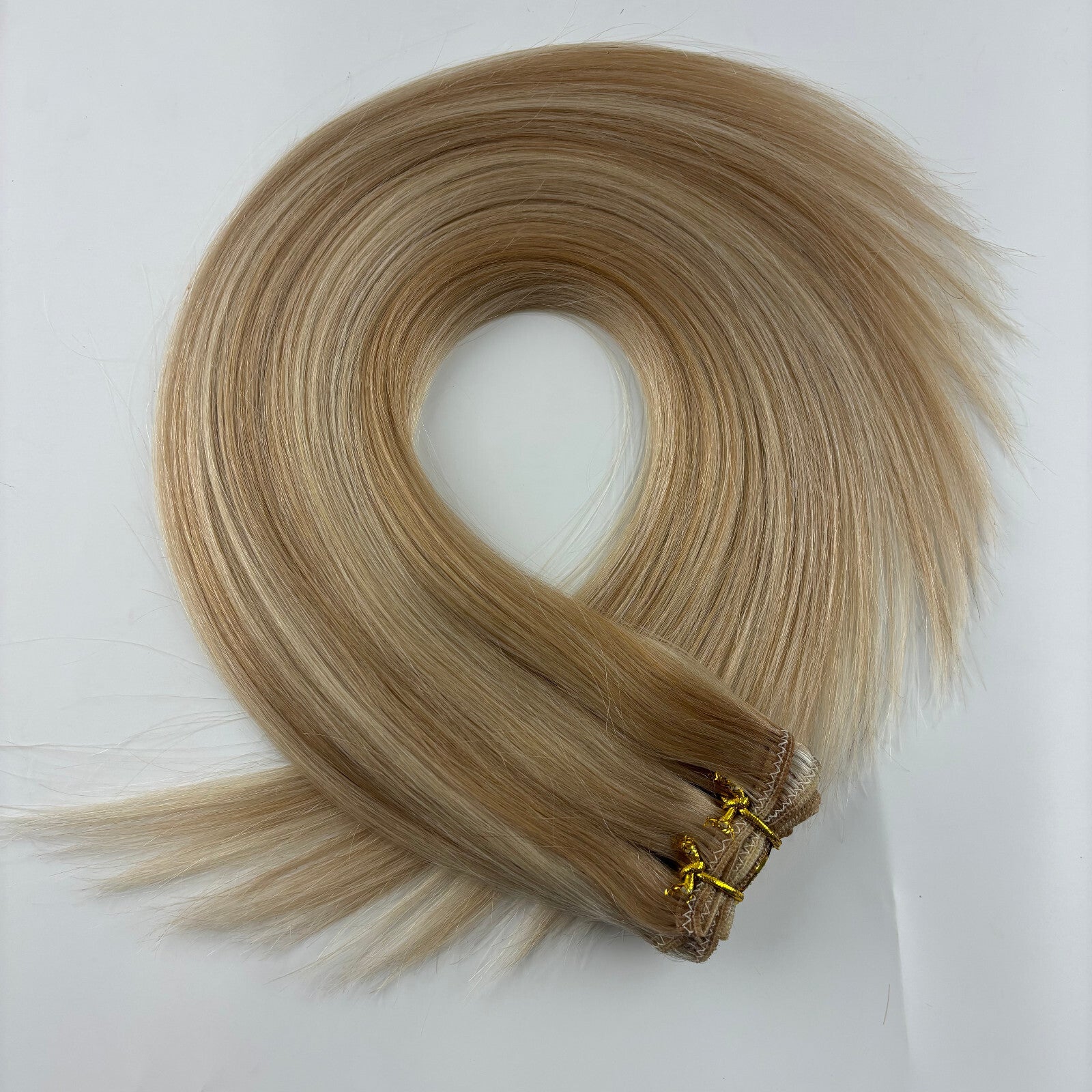 Machine Weft Double Weft Sew-In Weave Thick Bundle Remy Russian Hair 16In-28Inch