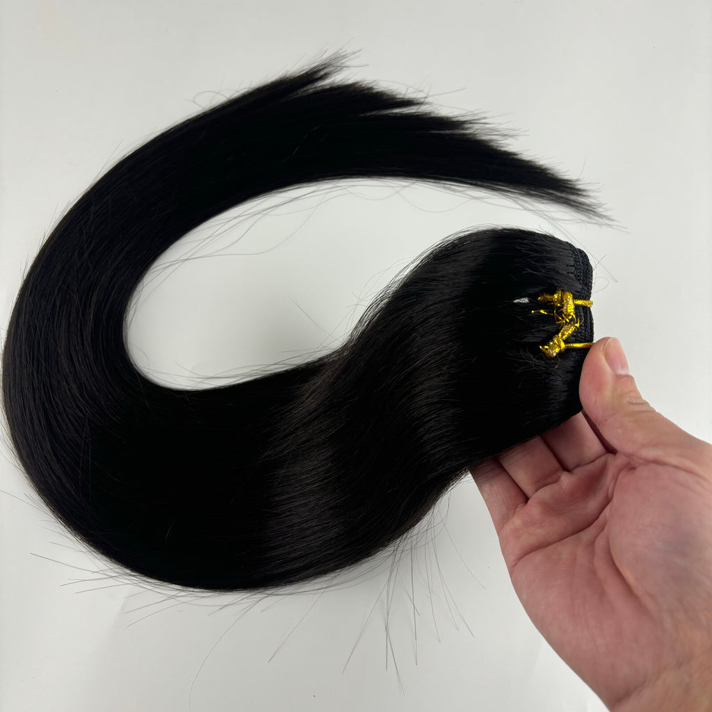 Machine Weft Double Weft Sew-In Weave Thick Bundle Remy Russian Hair 16In-28Inch