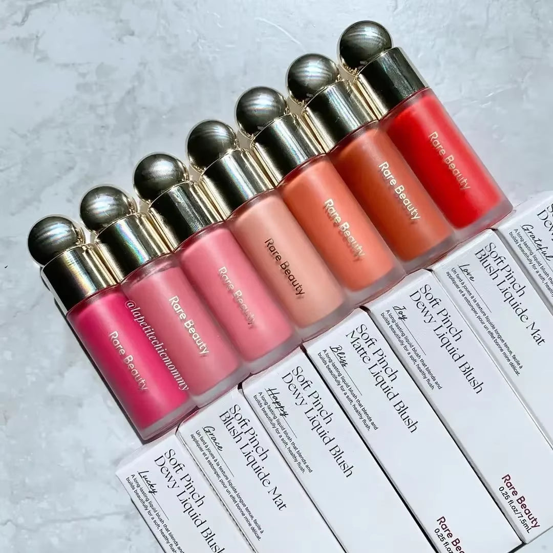 Melting Cream Blush Makeup Matte Pearlescent Texture Glitter Blush Highlighter Bright Nourish Moisturize Lip Gloss