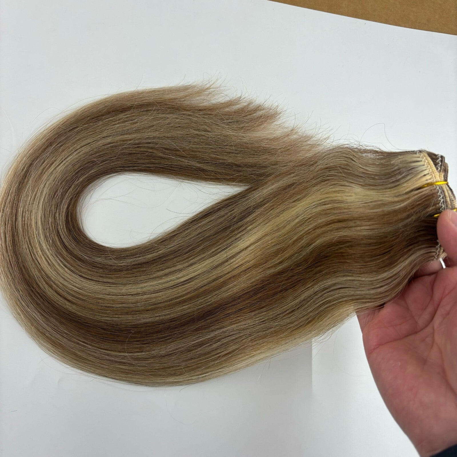 Machine Weft Double Weft Sew-In Weave Thick Bundle Remy Russian Hair 16In-28Inch