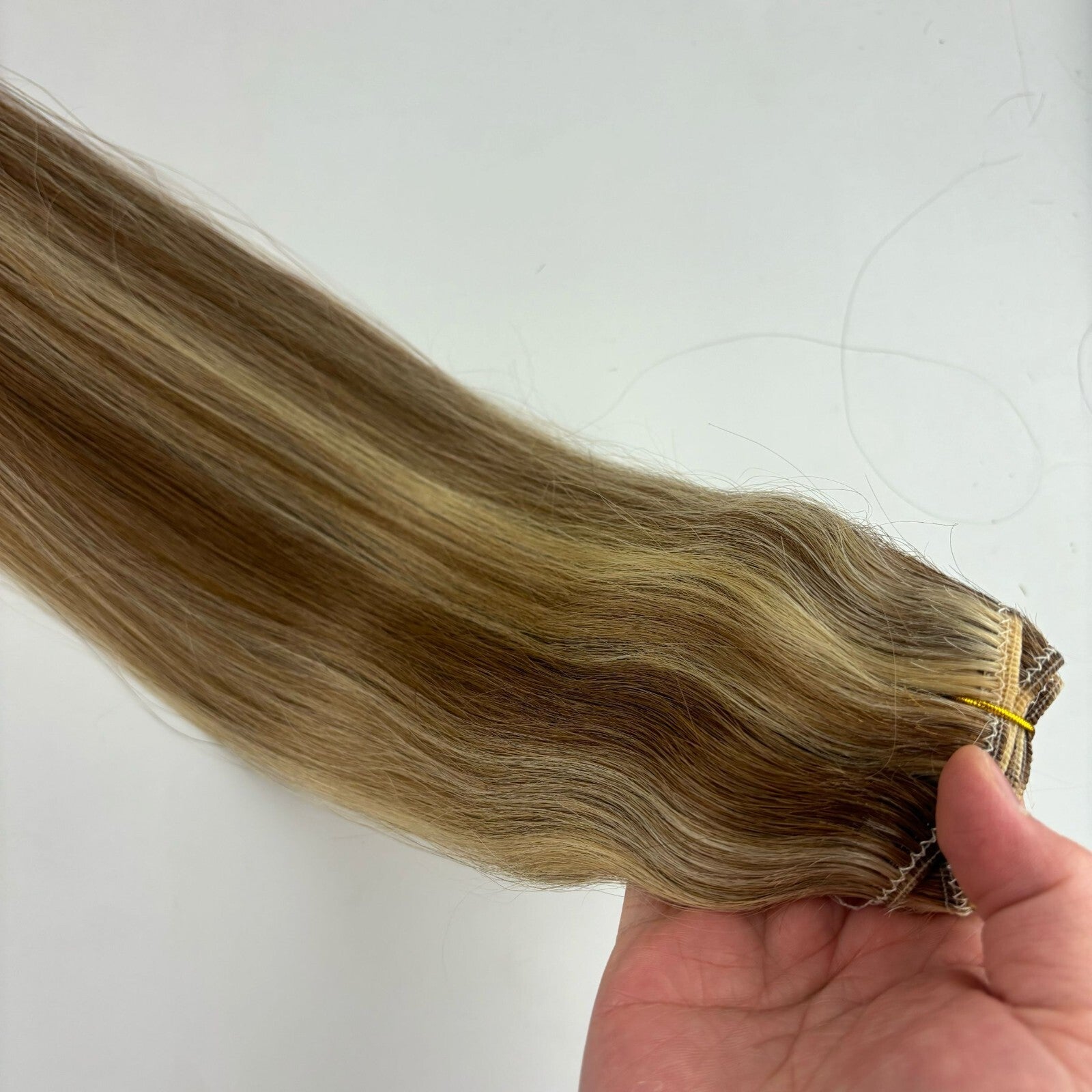 Machine Weft Double Weft Sew-In Weave Thick Bundle Remy Russian Hair 16In-28Inch
