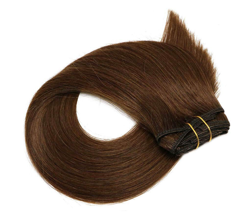 Machine Weft Double Weft Sew-In Weave Thick Bundle Remy Russian Hair 16In-28Inch