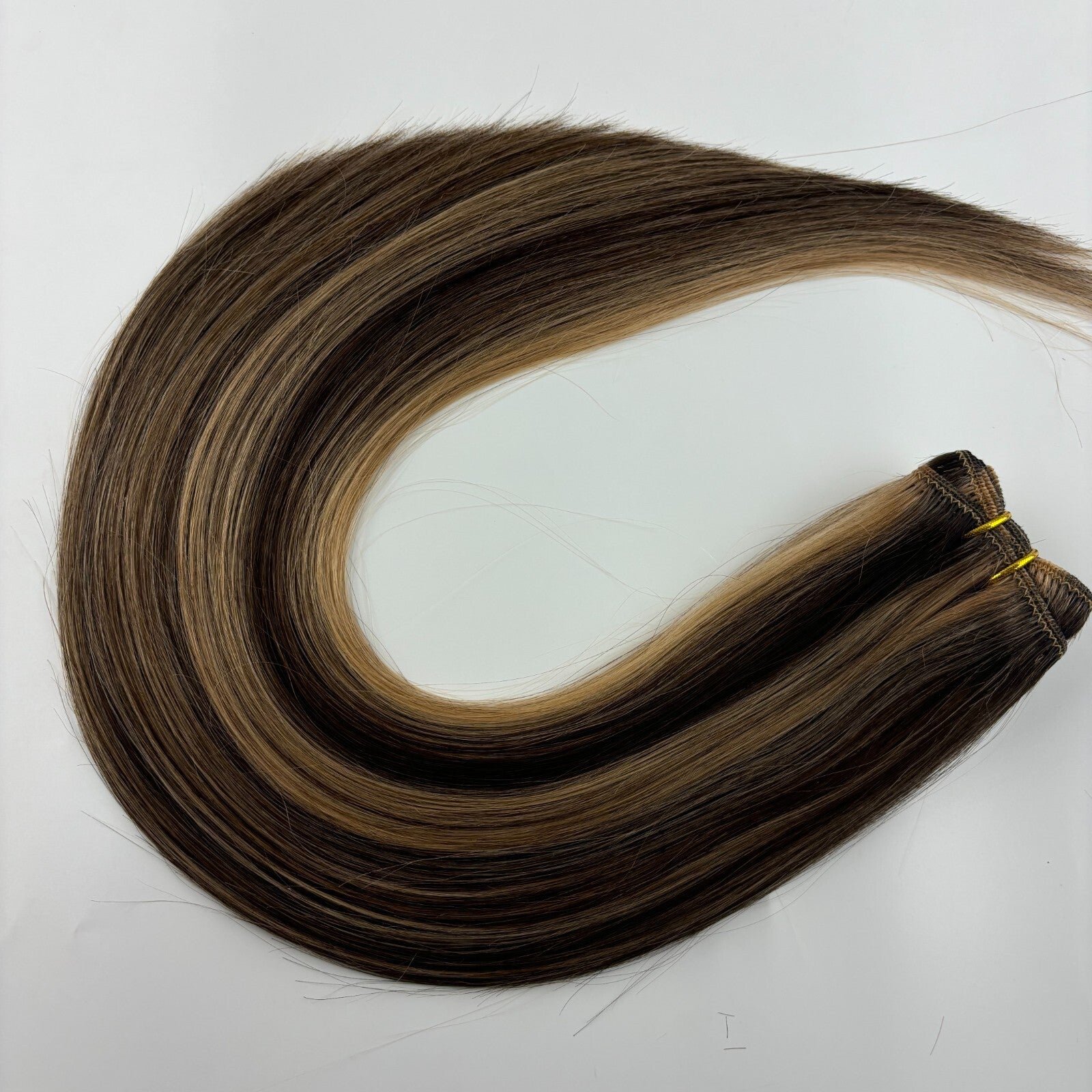Machine Weft Double Weft Sew-In Weave Thick Bundle Remy Russian Hair 16In-28Inch