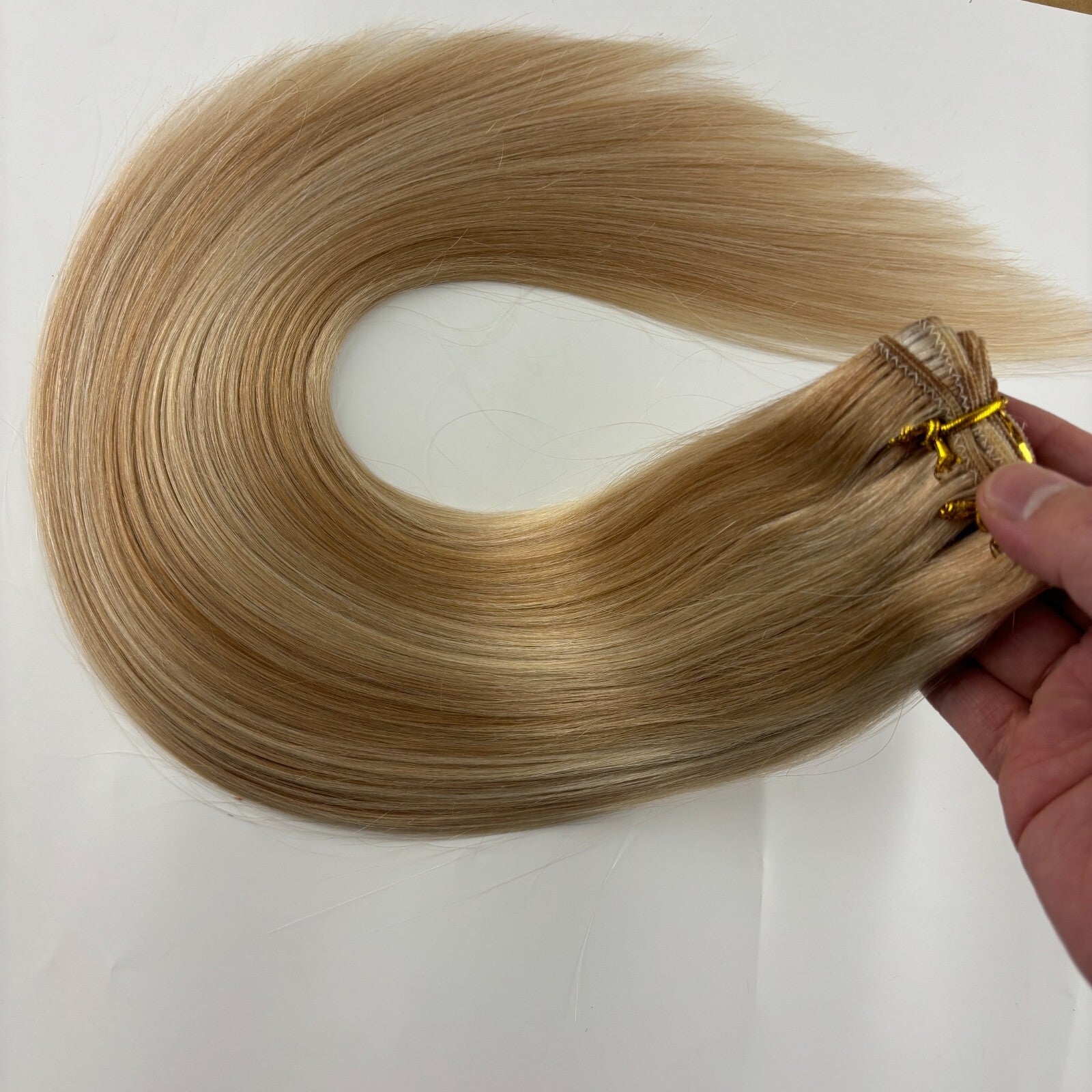 Machine Weft Double Weft Sew-In Weave Thick Bundle Remy Russian Hair 16In-28Inch
