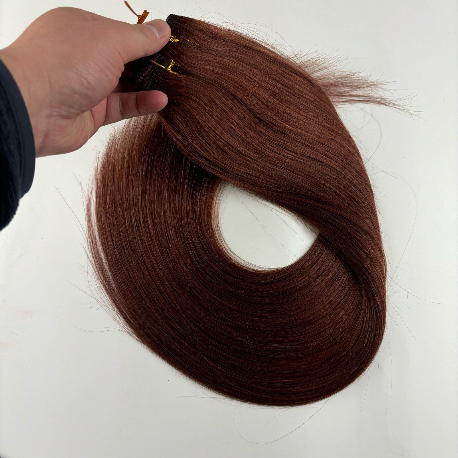Machine Weft Double Weft Sew-In Weave Thick Bundle Remy Russian Hair 16In-28Inch