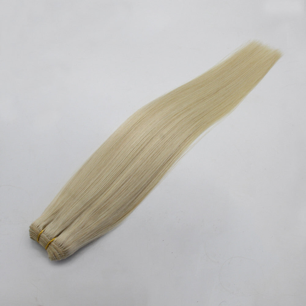 Machine Weft Double Weft Sew-In Weave Thick Bundle Remy Russian Hair 16In-28Inch