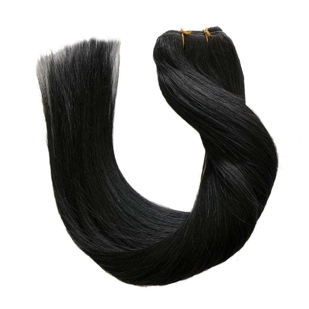 Machine Weft Double Weft Sew-In Weave Thick Bundle Remy Russian Hair 16In-28Inch