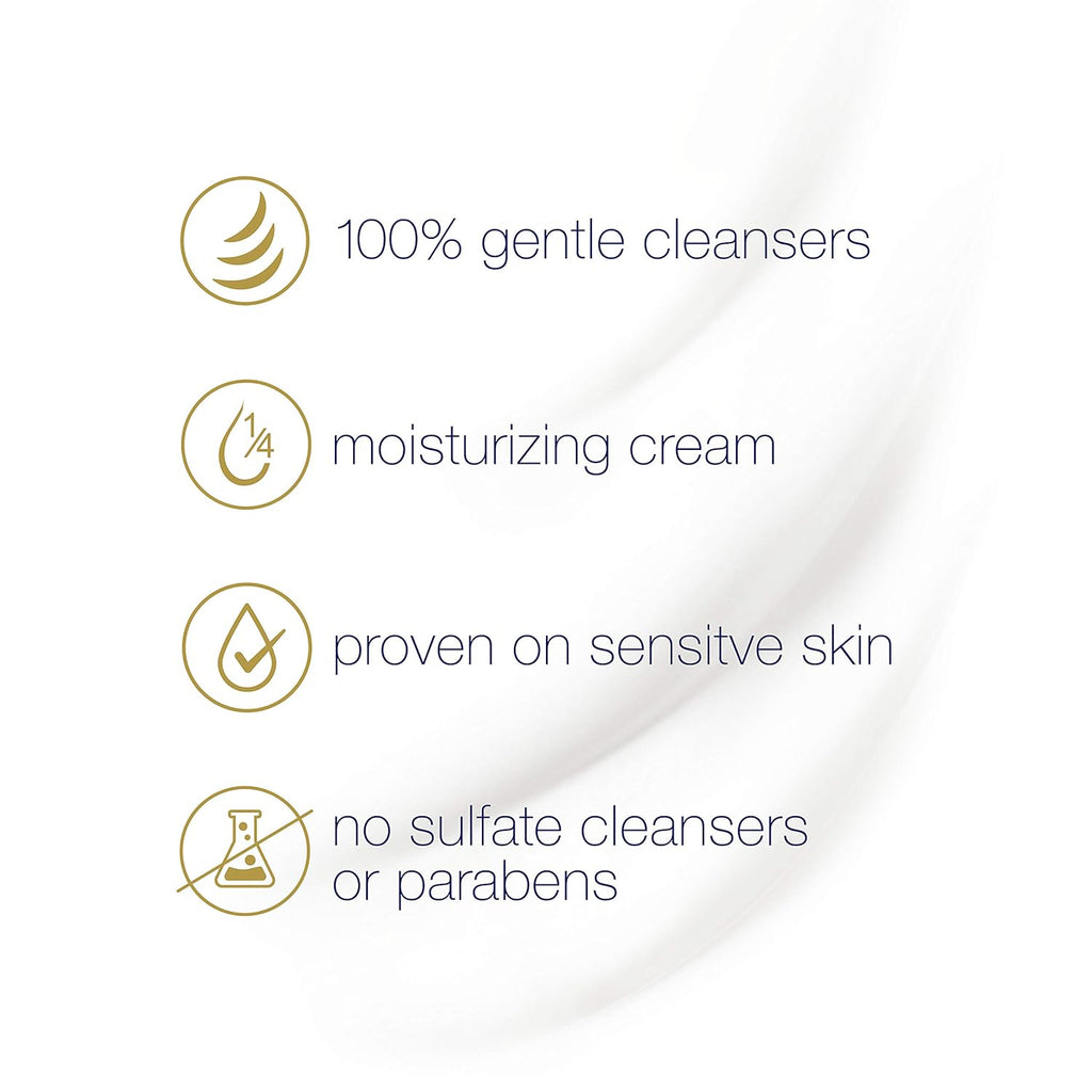 Dove Moisturizing Beauty Bar Soap for Sensitive Skin with Calendula Oil Effectively Washes Away Bacteria, Hydrating and Replenishing Skin Care 3.75 Oz 14 Bars
