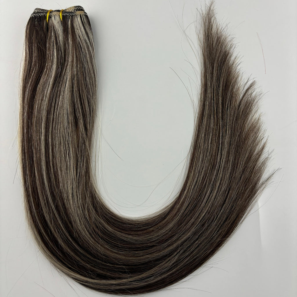 Machine Weft Double Weft Sew-In Weave Thick Bundle Remy Russian Hair 16In-28Inch