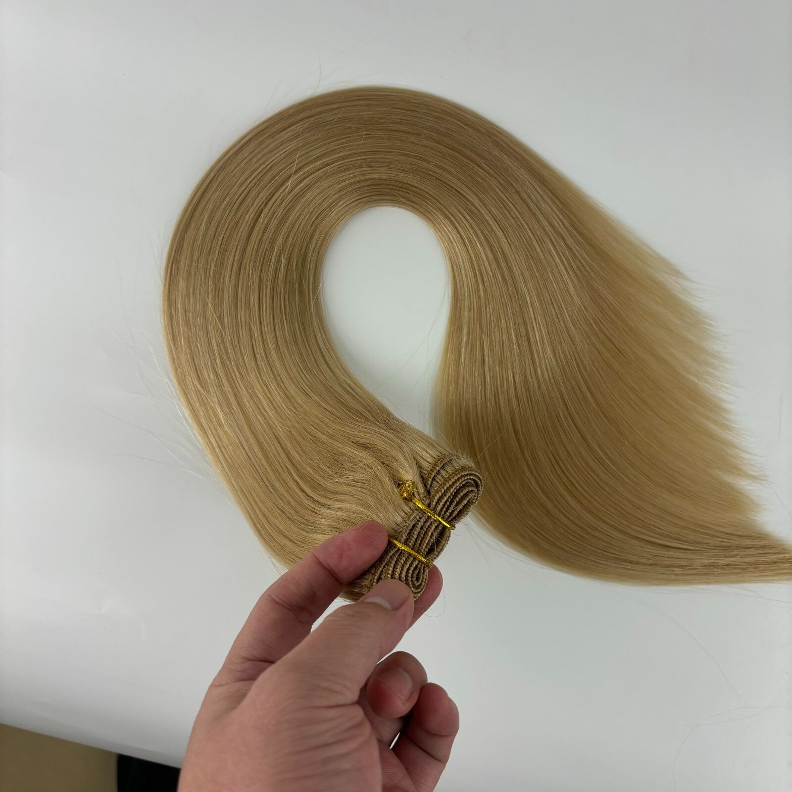 Machine Weft Double Weft Sew-In Weave Thick Bundle Remy Russian Hair 16In-28Inch