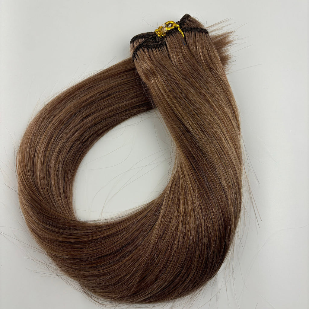 Machine Weft Double Weft Sew-In Weave Thick Bundle Remy Russian Hair 16In-28Inch