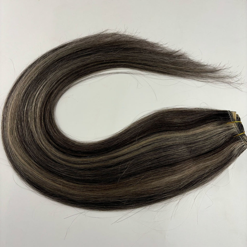 Machine Weft Double Weft Sew-In Weave Thick Bundle Remy Russian Hair 16In-28Inch