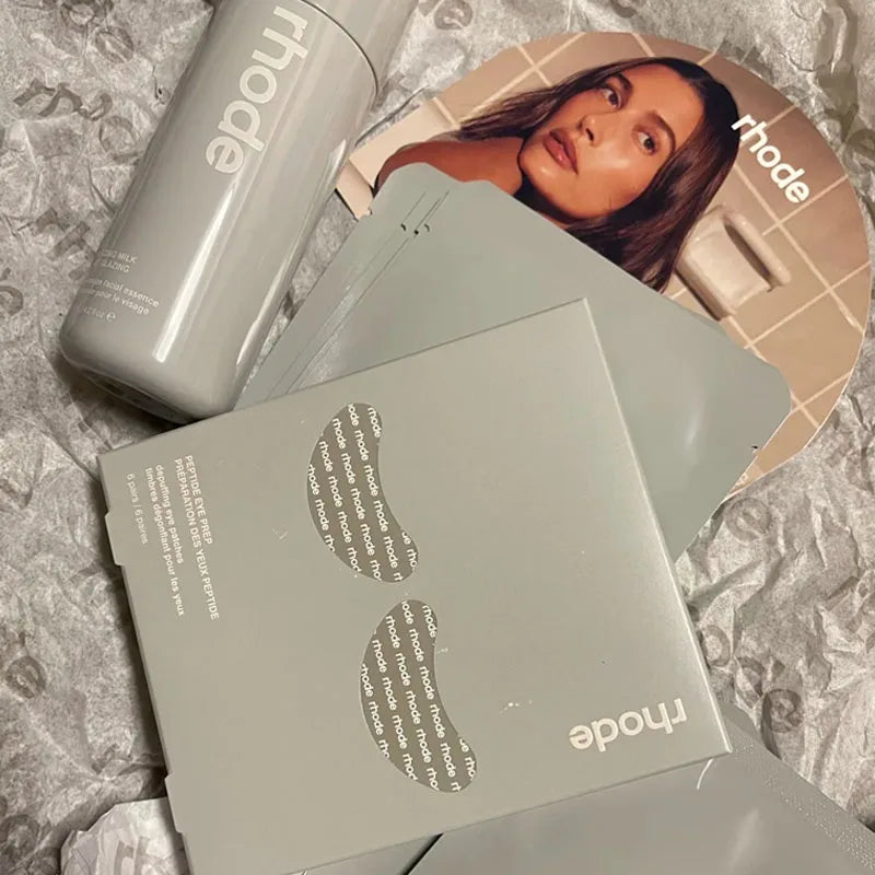 Brand Peptide Eye Prep Eye Patch Two Styles  Logo+R Icon Reduce Eye Lines and Dark Circles Magnetic Lip Gloss Bracket Daily