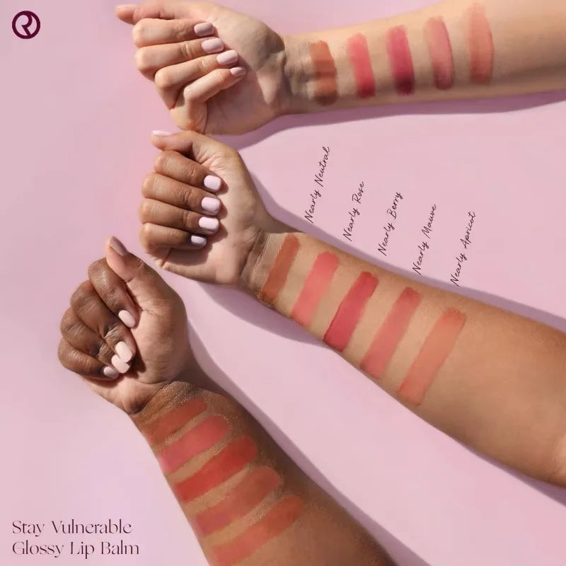 Rare Beauty Fashion Portable Lip Gloss Long Lasting Color Brightens Moisturizes Lips Reduce Lip Line Create Full Glossy Lip Look