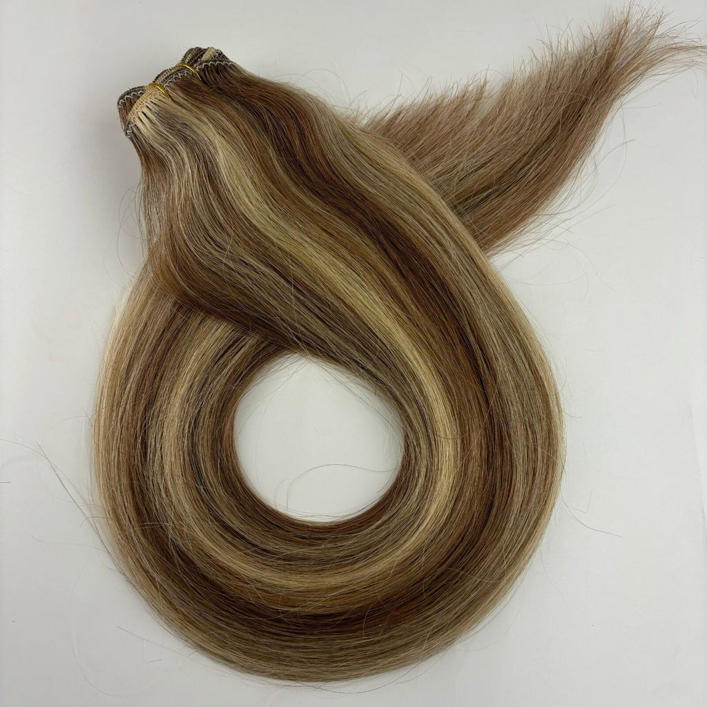 Machine Weft Double Weft Sew-In Weave Thick Bundle Remy Russian Hair 16In-28Inch