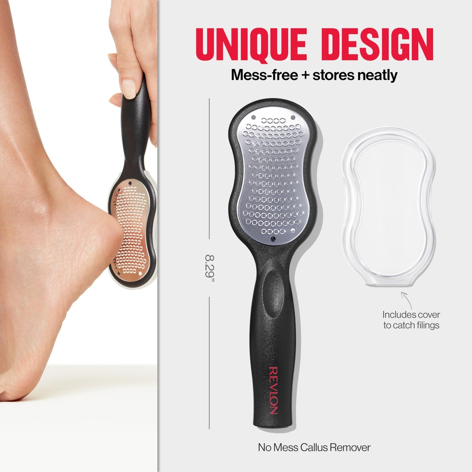 Callus Remover by Revlon, Foot File for Wet or Dry Skin, Pedicure Tools,Gently