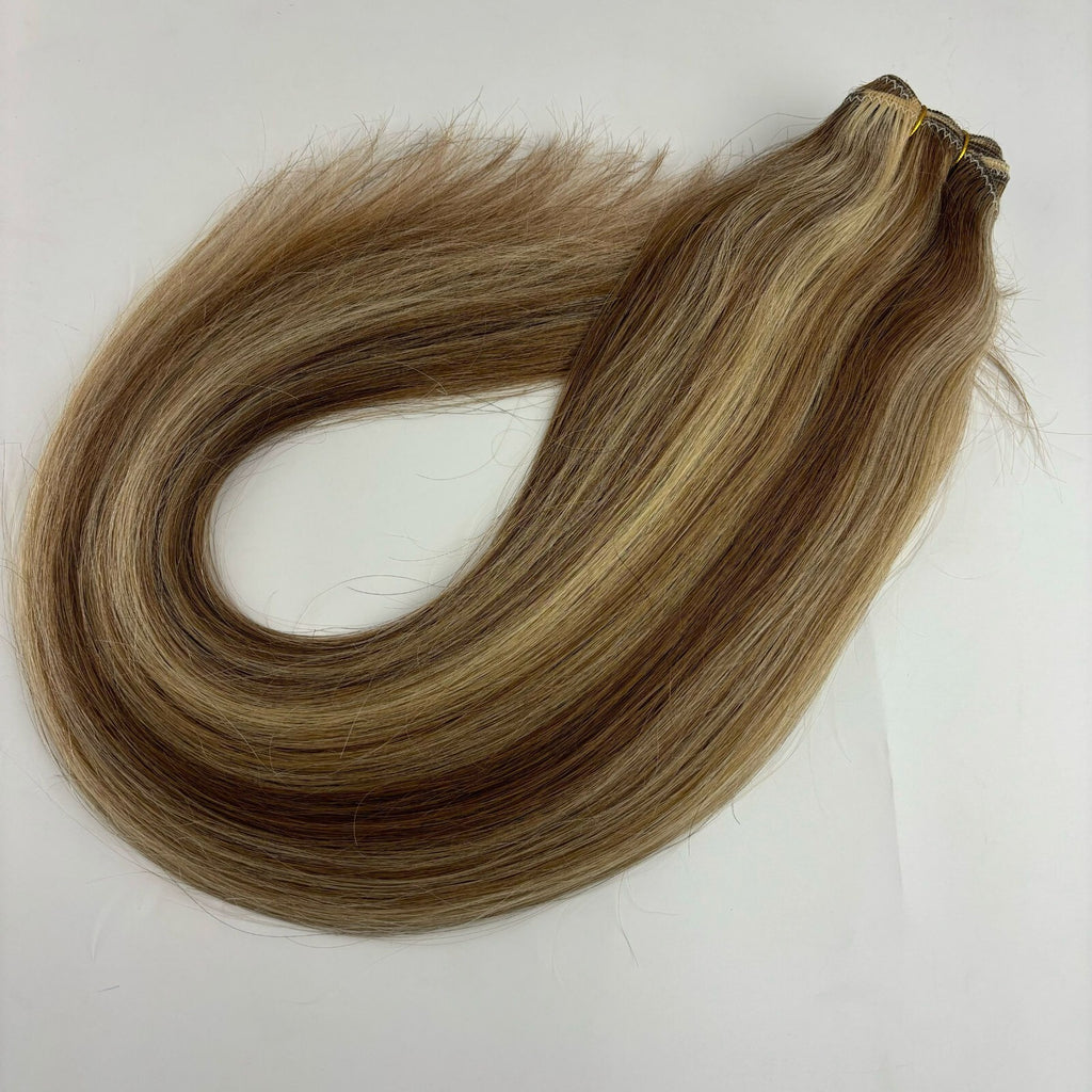 Machine Weft Double Weft Sew-In Weave Thick Bundle Remy Russian Hair 16In-28Inch