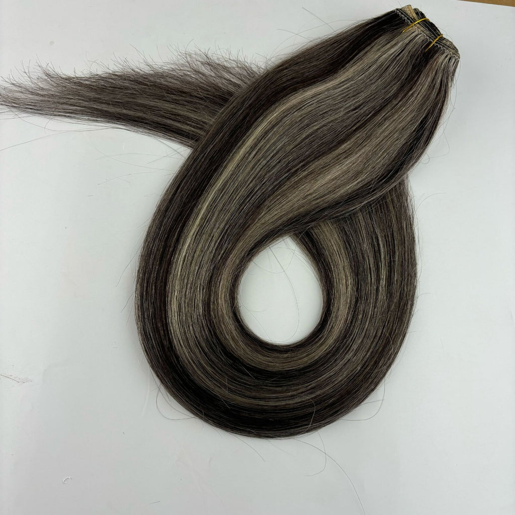Machine Weft Double Weft Sew-In Weave Thick Bundle Remy Russian Hair 16In-28Inch