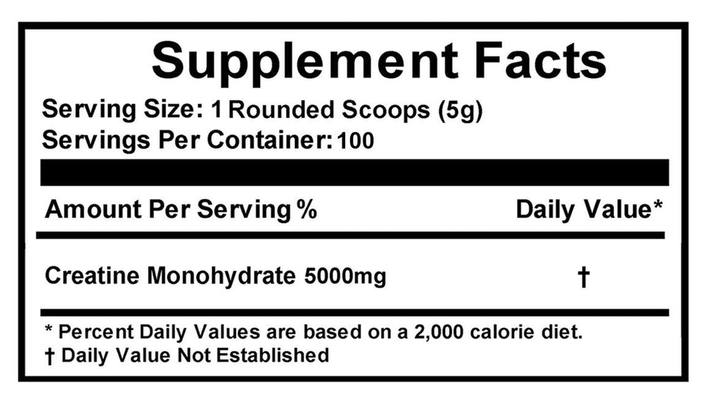 Creatine Monohydrate, Micronized Creatine Mono, Pure Creatine All Size