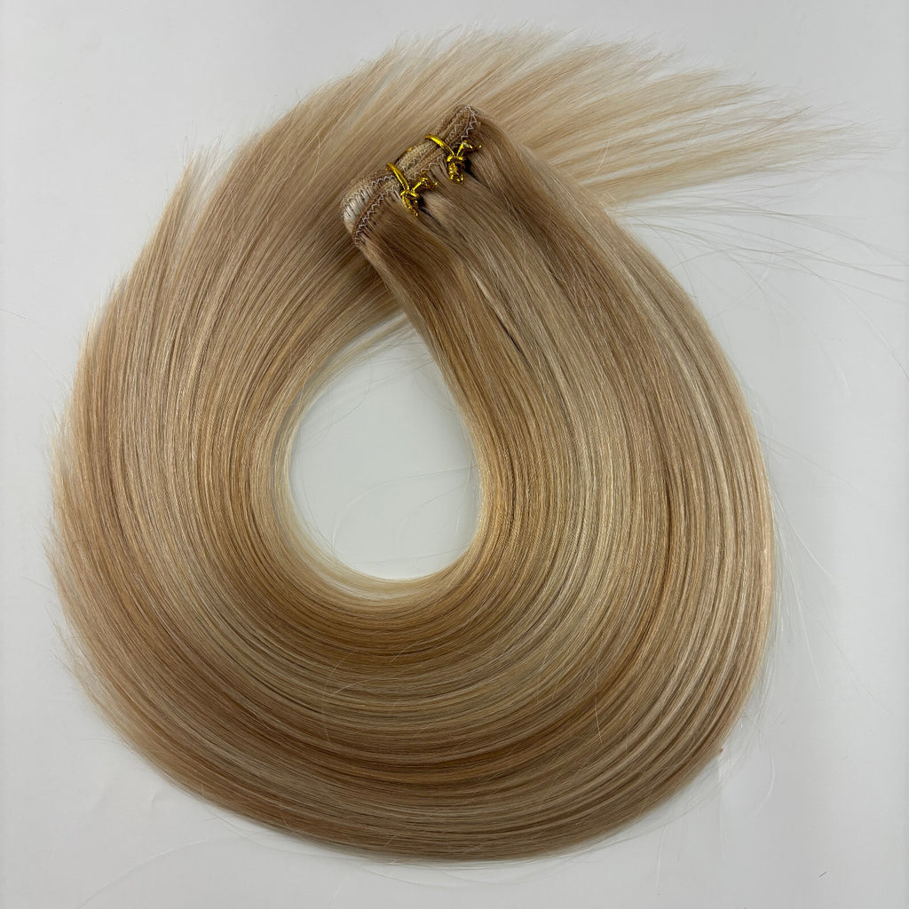 Machine Weft Double Weft Sew-In Weave Thick Bundle Remy Russian Hair 16In-28Inch