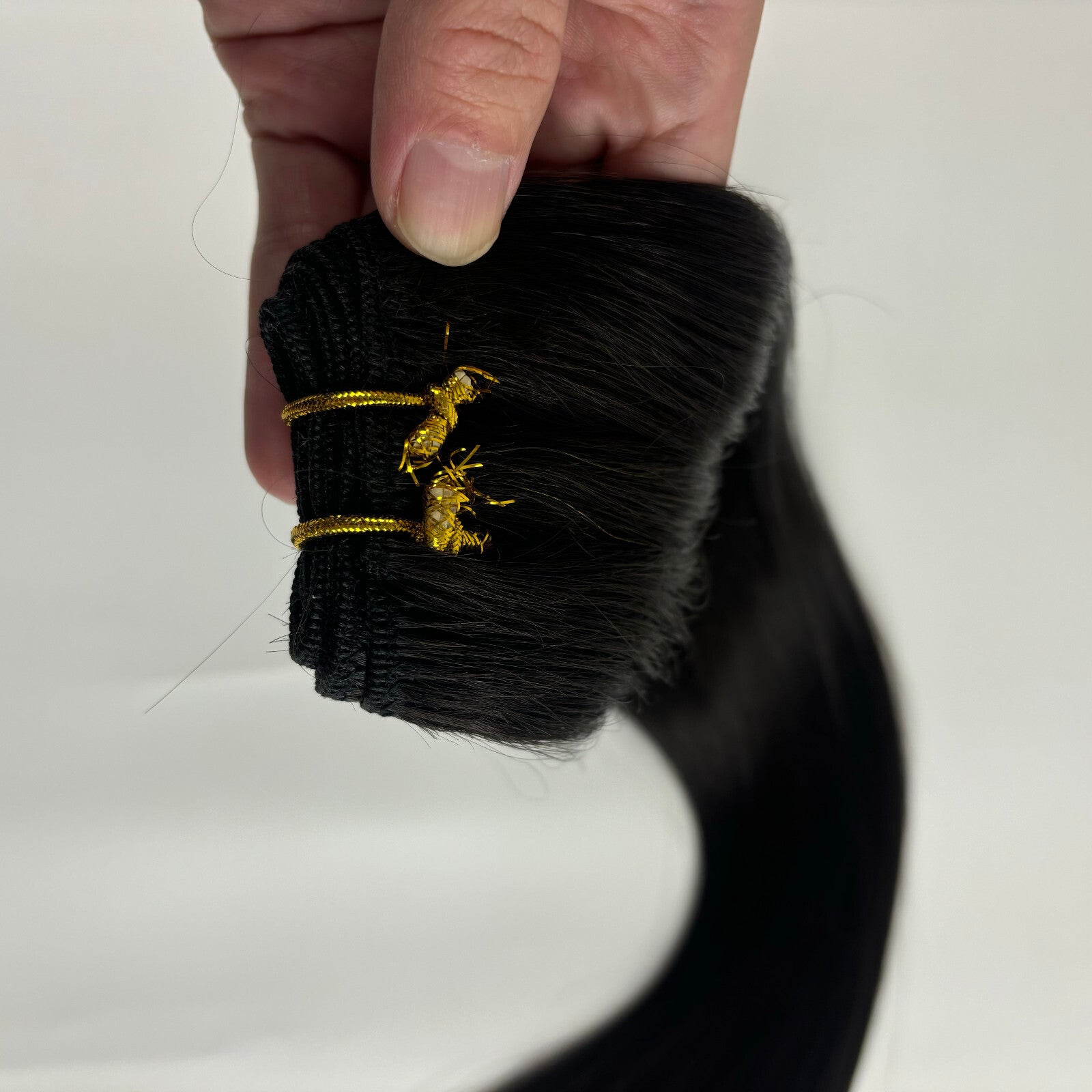 Machine Weft Double Weft Sew-In Weave Thick Bundle Remy Russian Hair 16In-28Inch