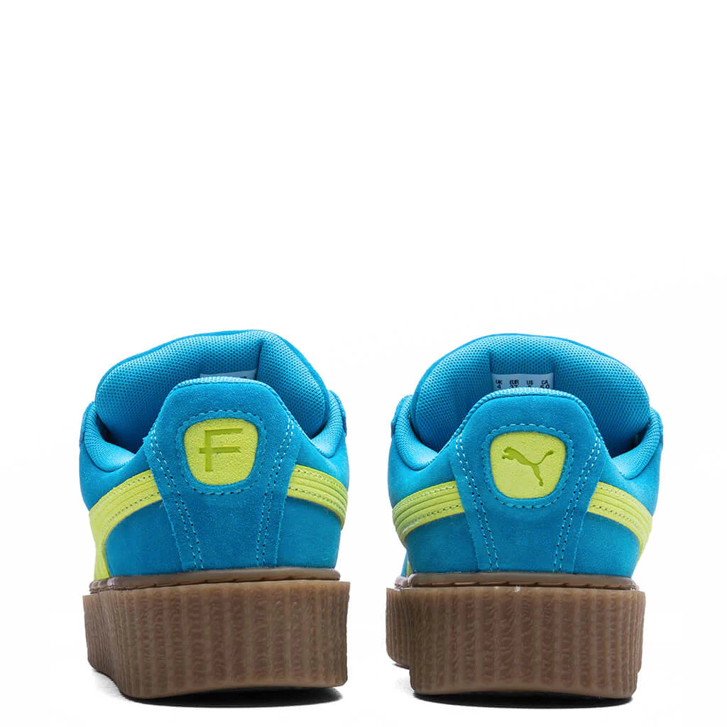 X Fenty Creeper Phatty Juniors' - Speed Blue/Lime Pow/Gum