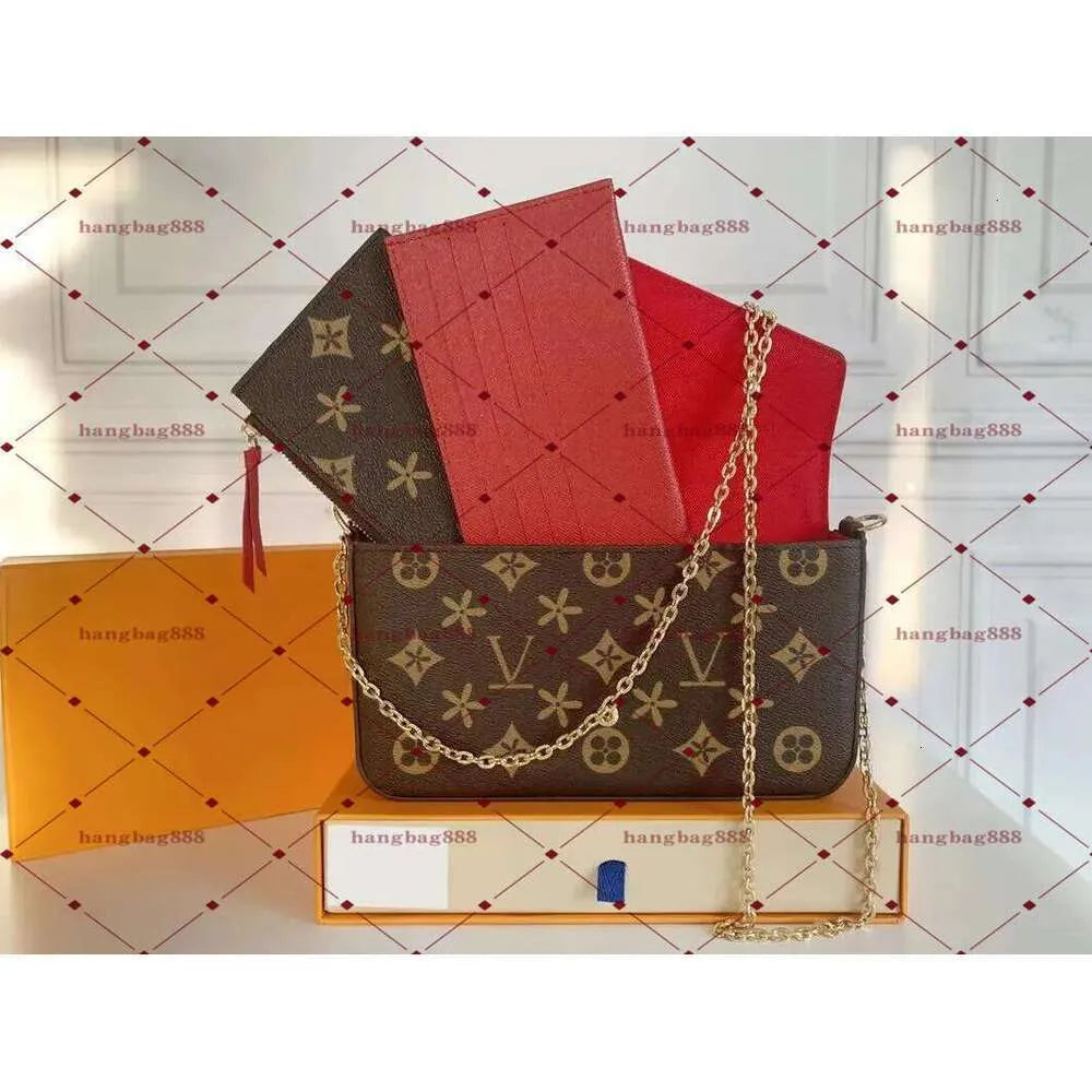 Designer Handbag Shoulder Chain Bag Clutch Flap Totes Women Leather Bags Wallet Check Velour Thread Purse Double Letters Solid Hasp Waist Square Stripes Top Quality