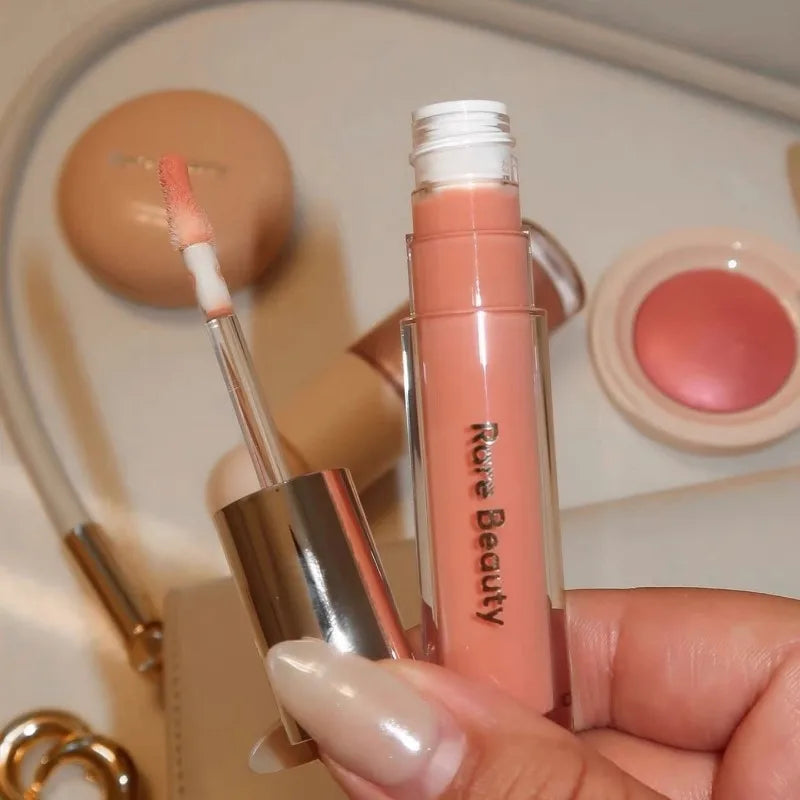 Rare Beauty Fashion Portable Lip Gloss Long Lasting Color Brightens Moisturizes Lips Reduce Lip Line Create Full Glossy Lip Look