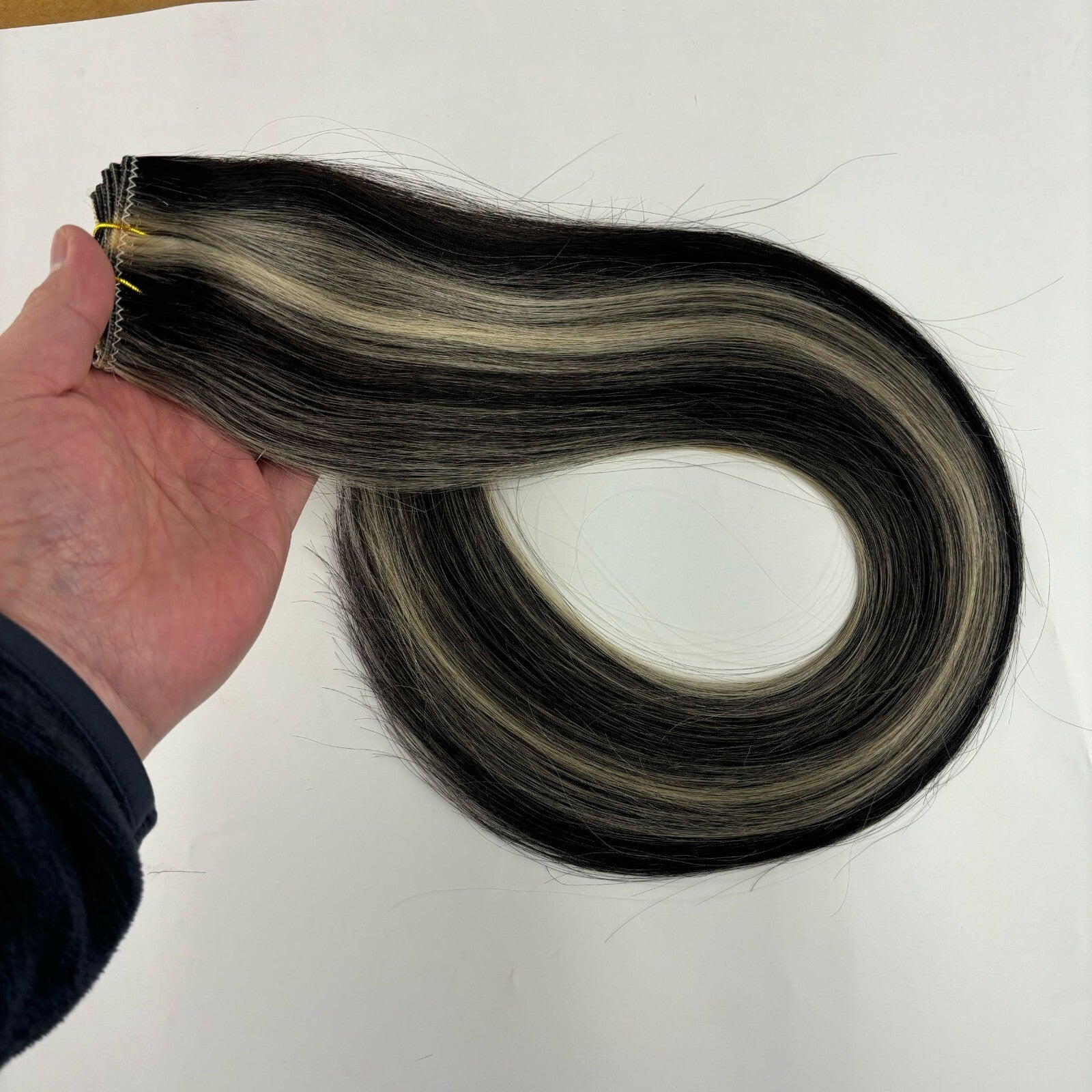 Machine Weft Double Weft Sew-In Weave Thick Bundle Remy Russian Hair 16In-28Inch