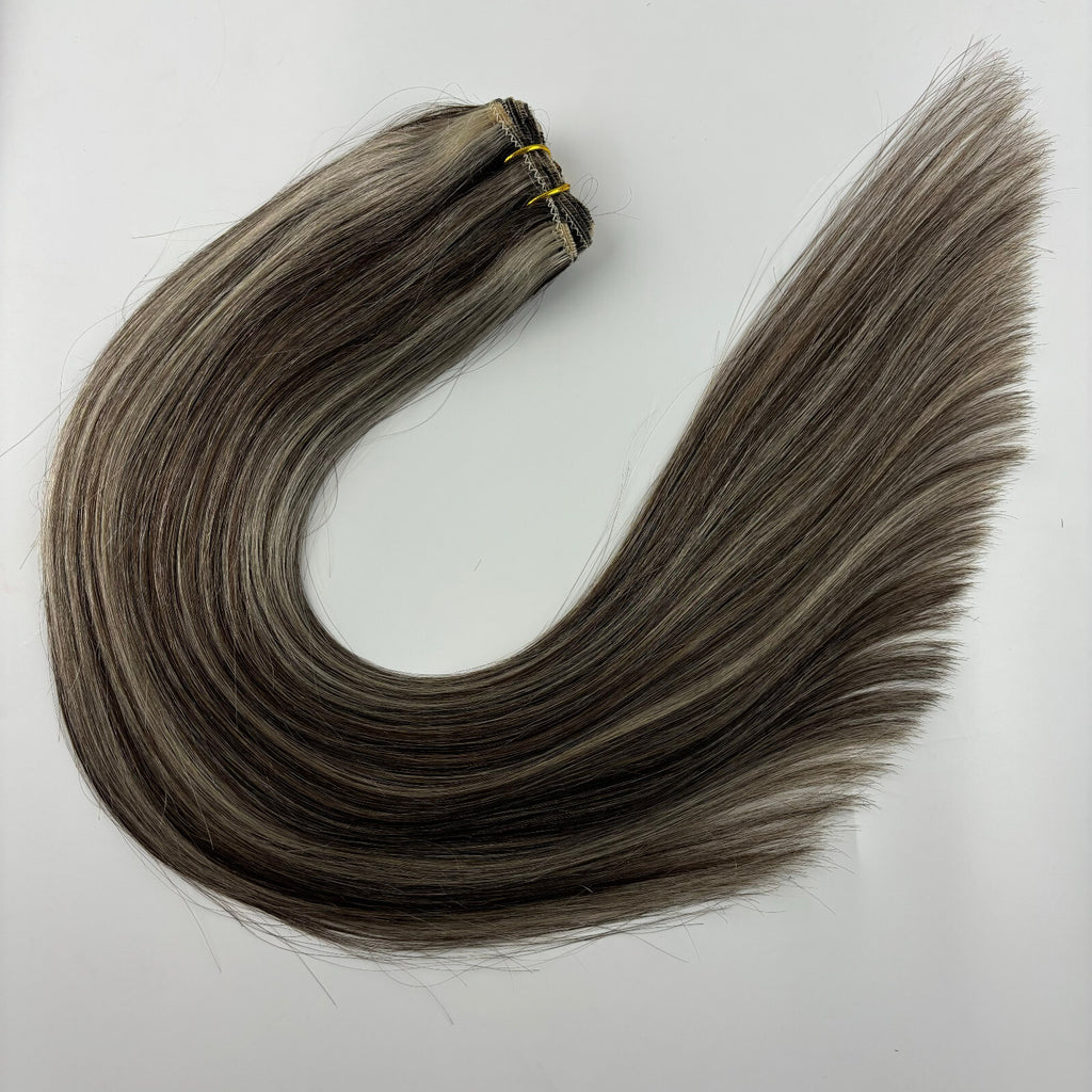 Machine Weft Double Weft Sew-In Weave Thick Bundle Remy Russian Hair 16In-28Inch